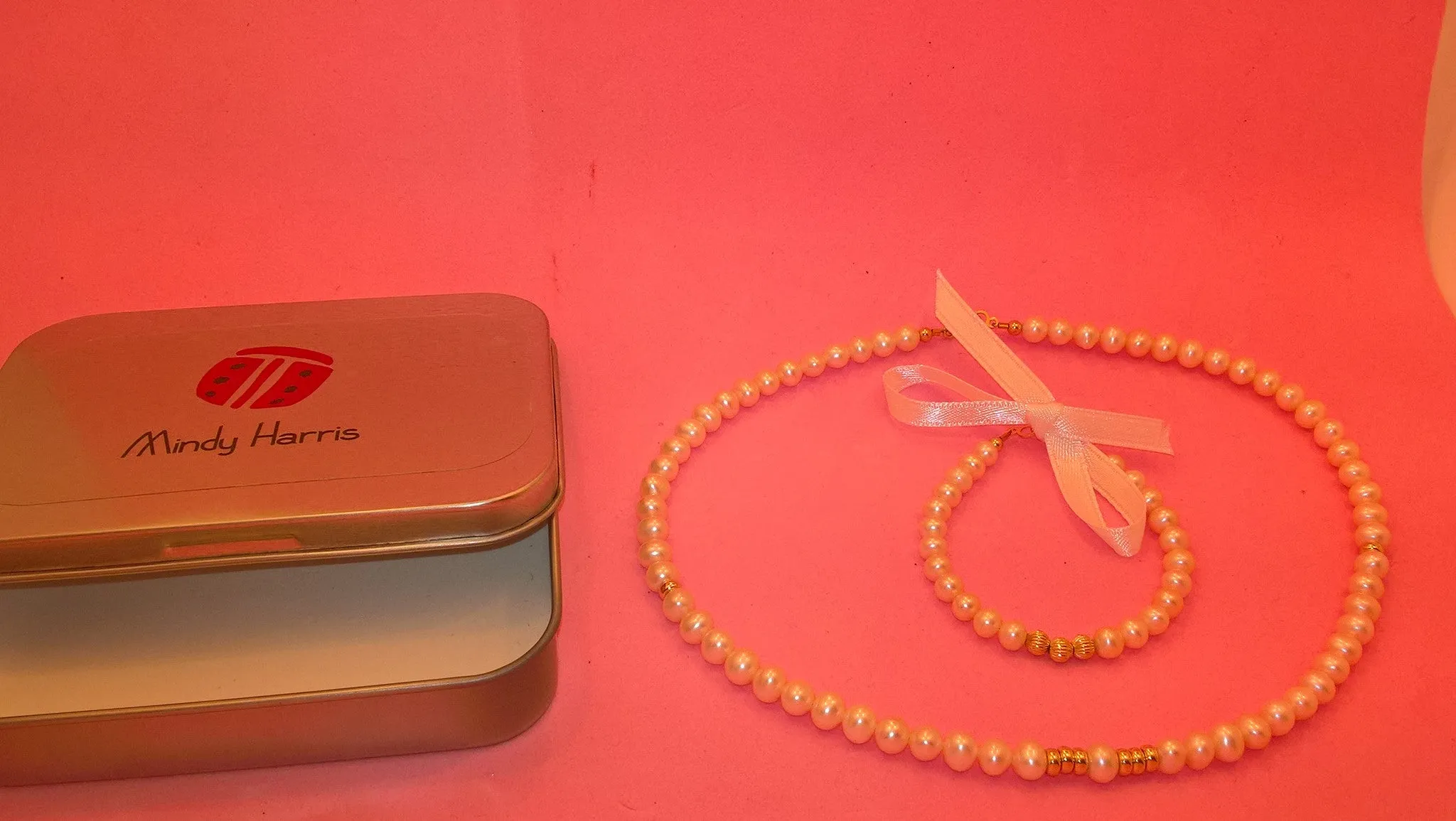 14 KT Baby Pearl Fluted Bead Bracelet