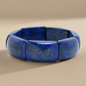 30mm Lapis Lazuli Stretch Bangle