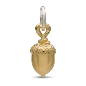 Acorn Solid Gold Charm