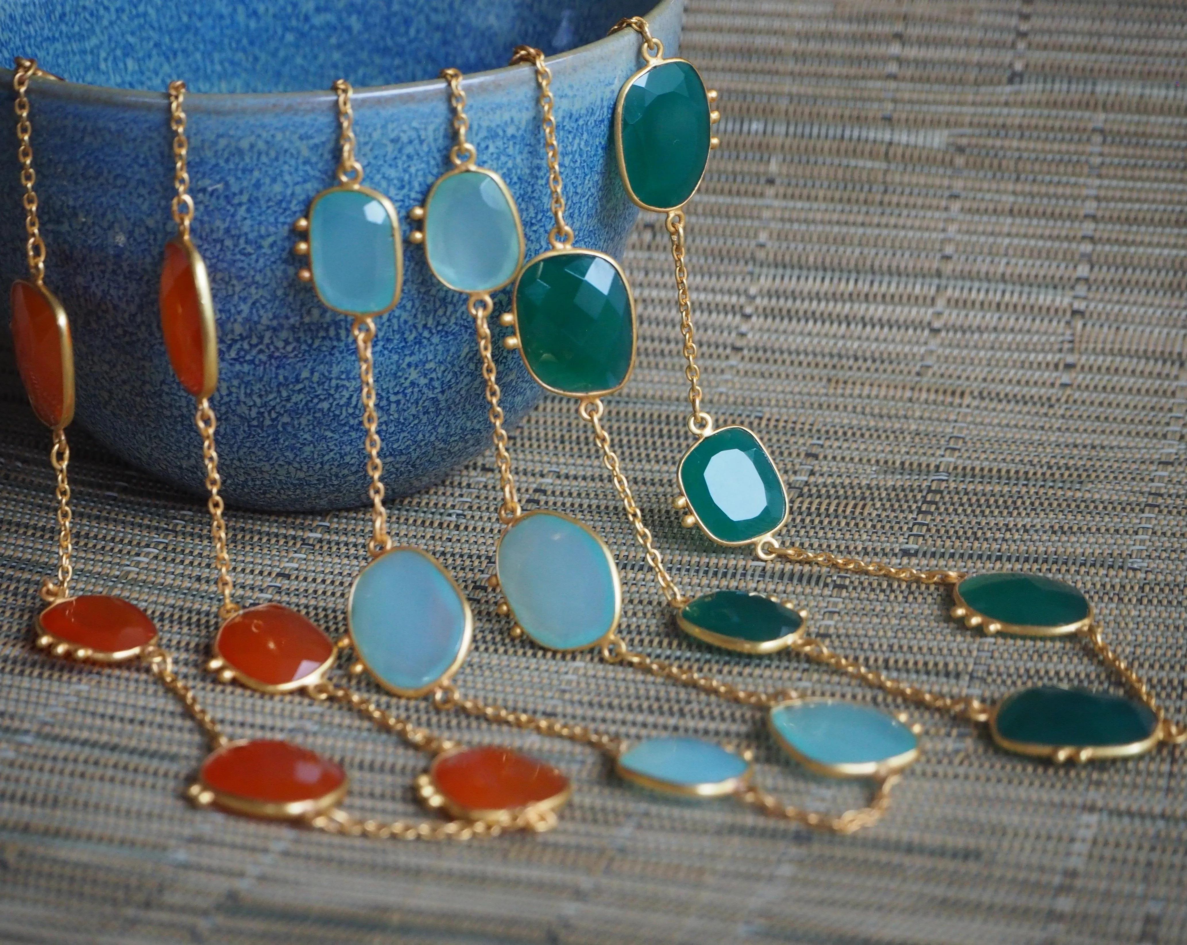 AMAZONIA ORGANICA GREEN NECKLACE