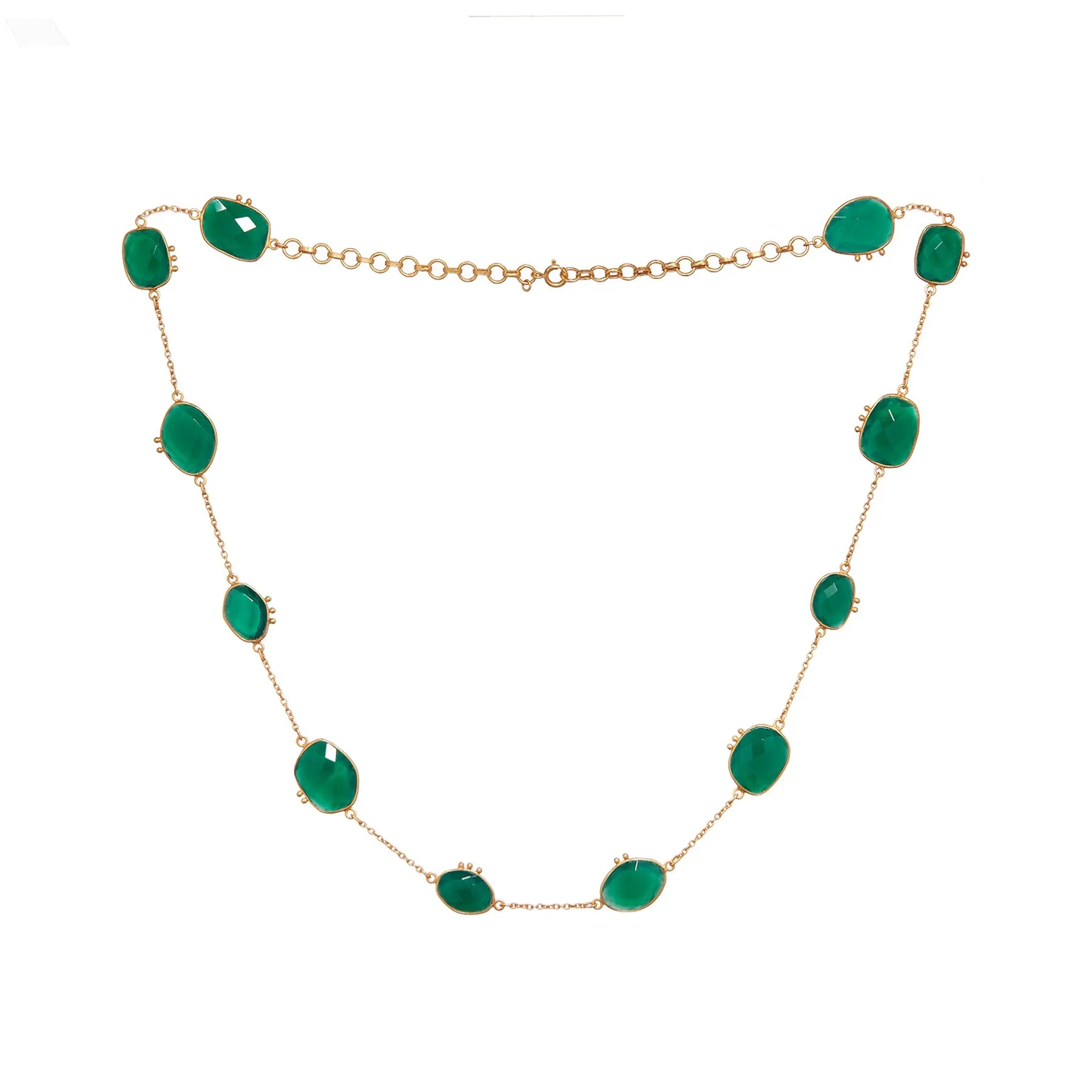 AMAZONIA ORGANICA GREEN NECKLACE
