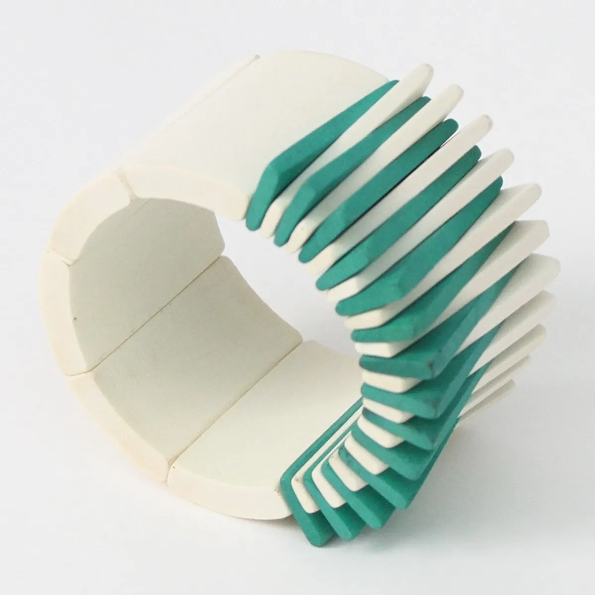 Aqua & Ivory Melissa Bracelet
