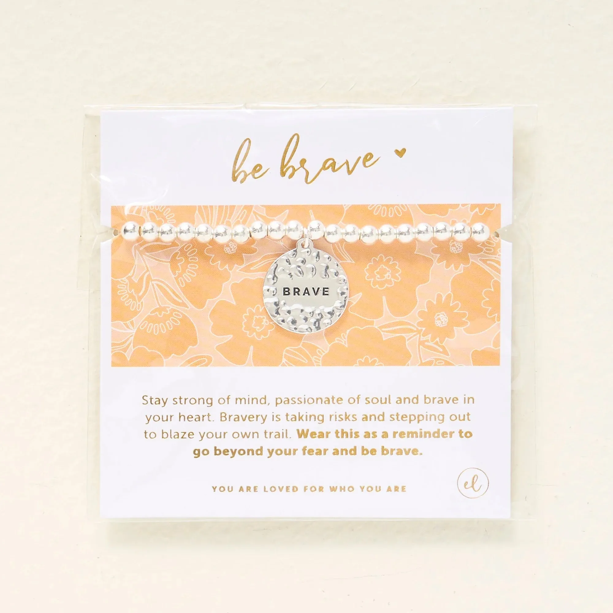 Be Brave Charm Bracelet