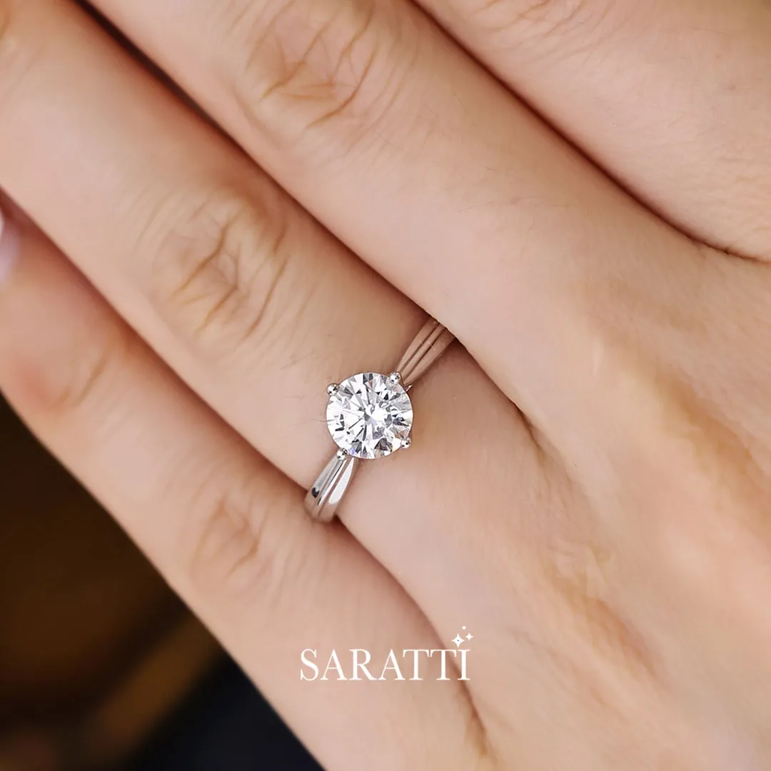 Claudine - Timeless Solitaire Diamond Ring
