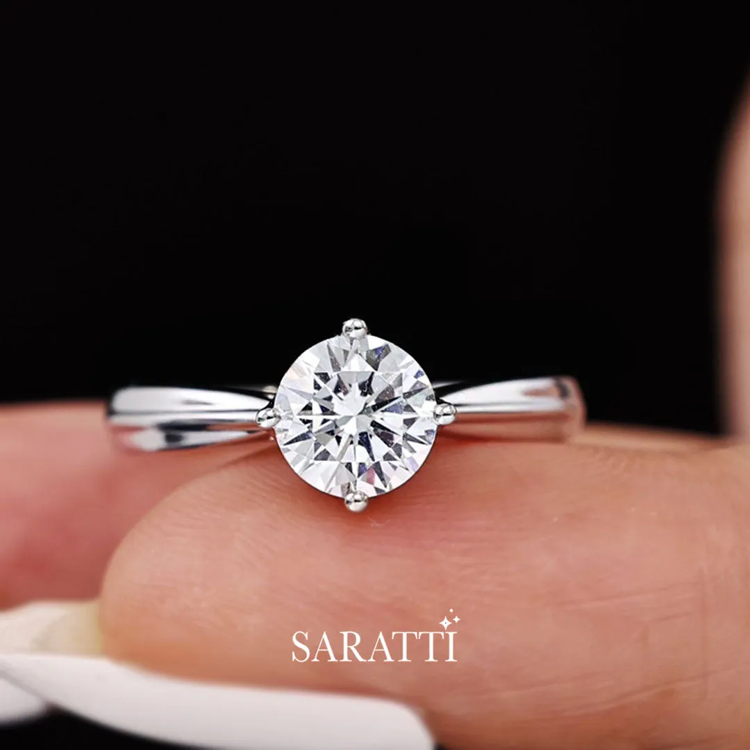 Claudine - Timeless Solitaire Diamond Ring