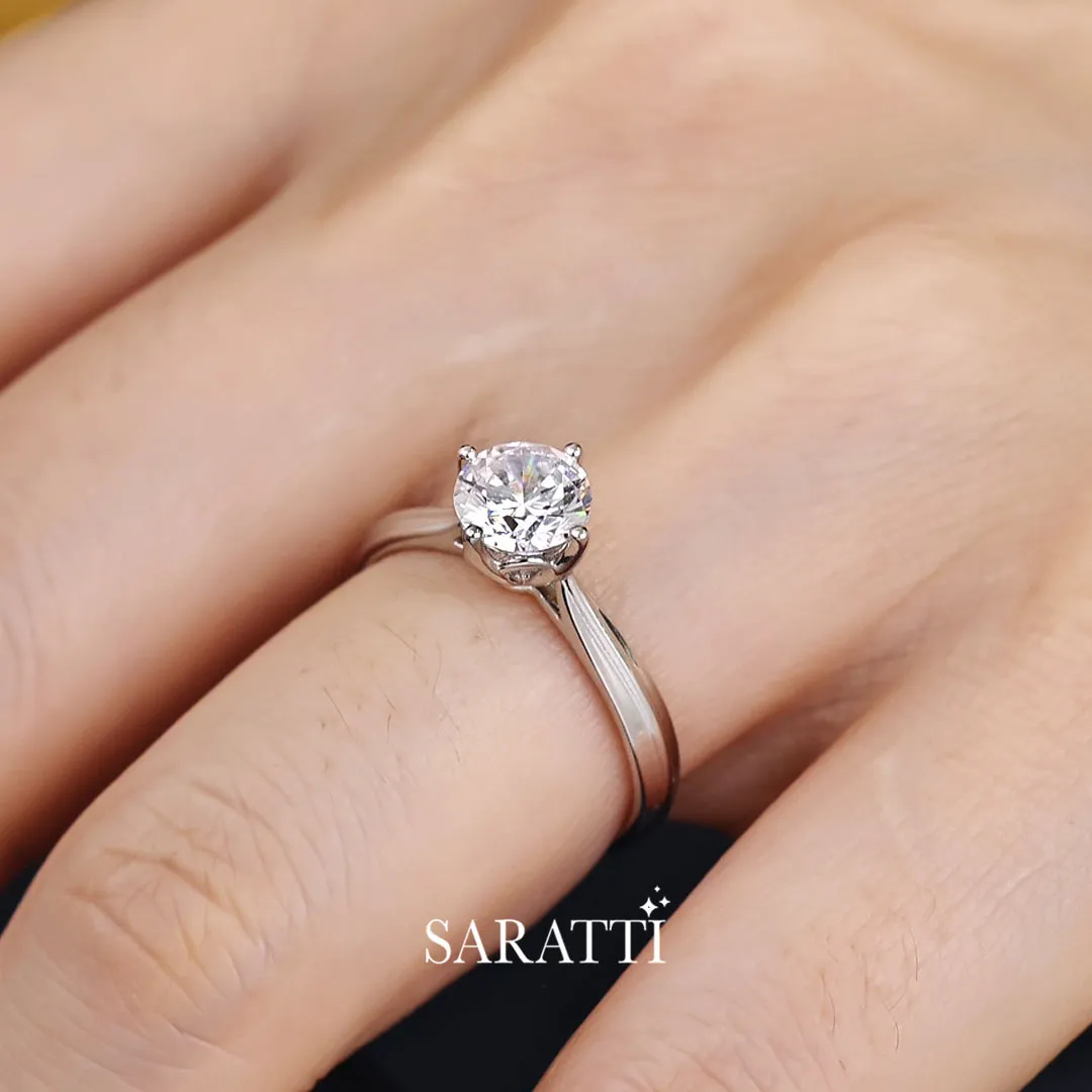 Claudine - Timeless Solitaire Diamond Ring