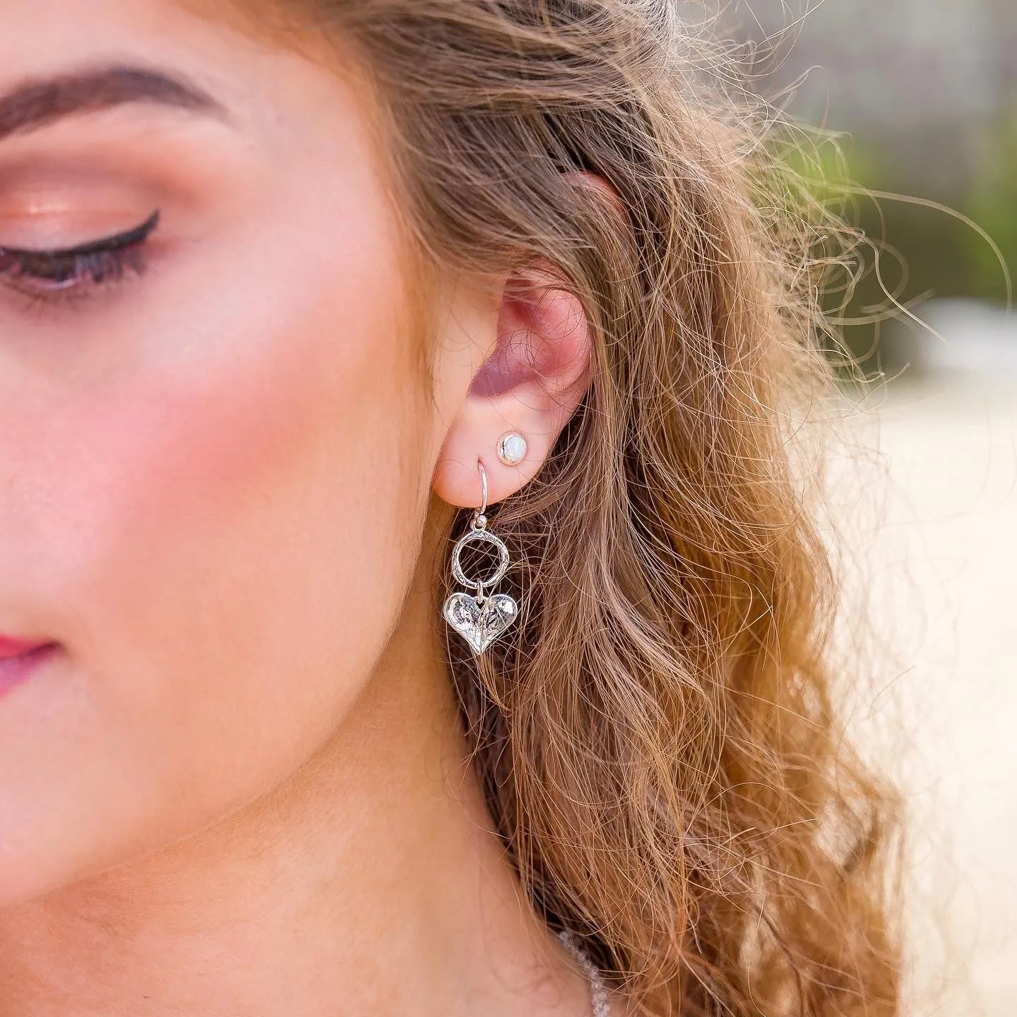 Cornish heart earrings
