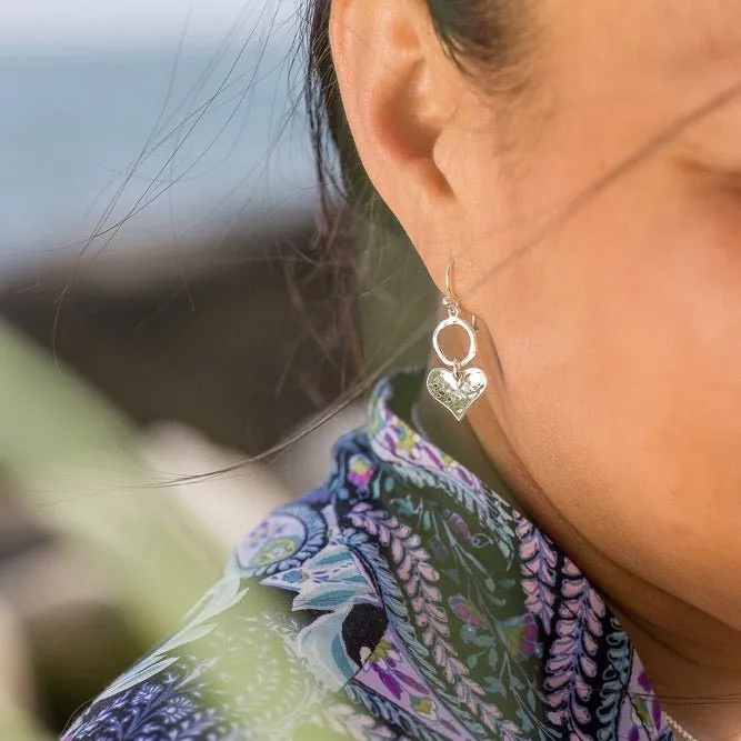 Cornish heart earrings
