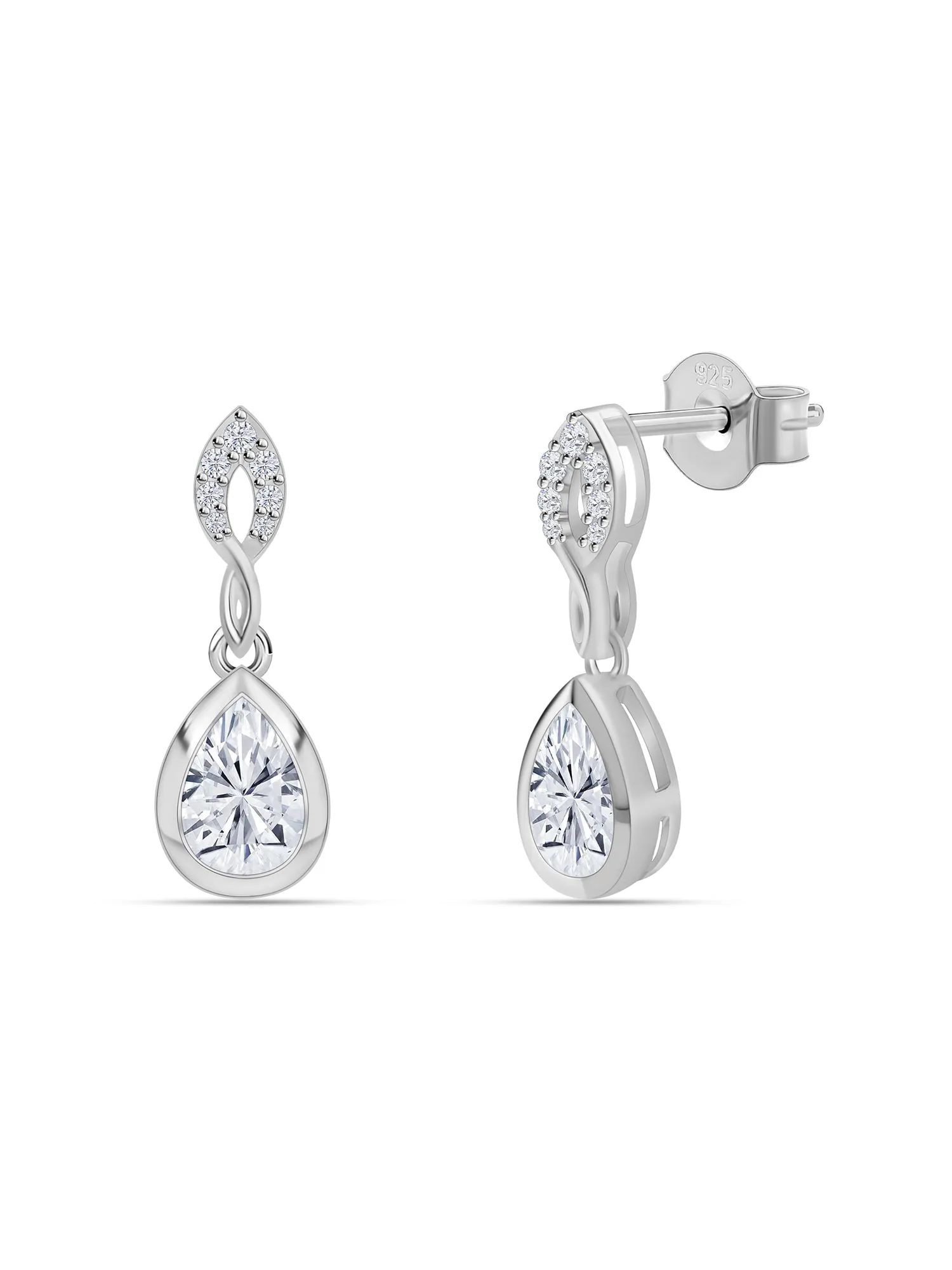 Diamond Look Dazzling Earrings