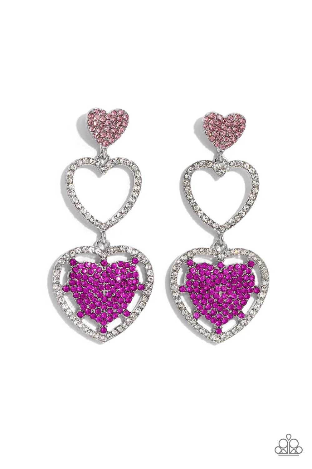 Earrings Couples Celebration - Pink VDAY V144