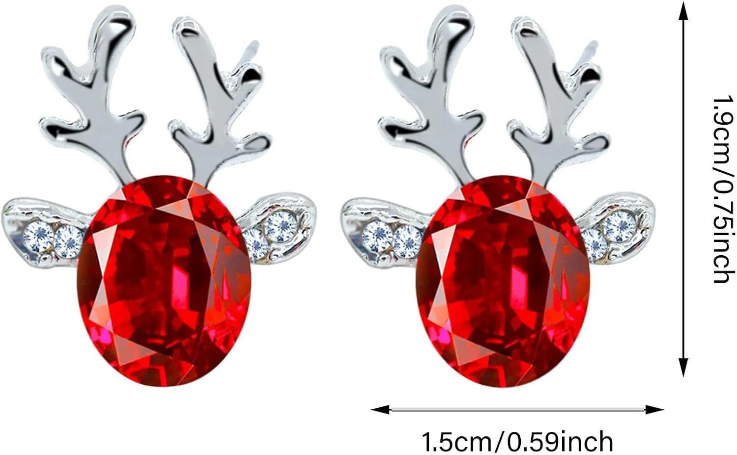 Earrings for Women HoopsDiamond Stud Earrings for Women Cute Heart Hypoallergenic Stud Earrings with Cubic Zirconia Gold Earrings Inspirational Design Fashion Oval Earrings