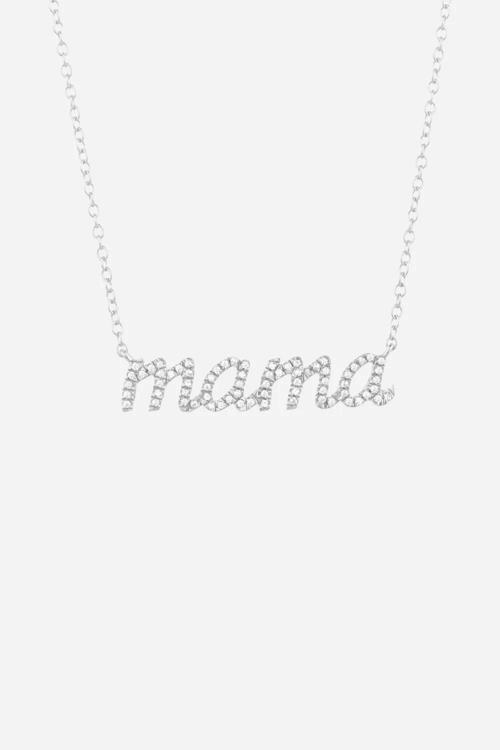 Ella Stein Love You Mama Necklace Sterling Silver