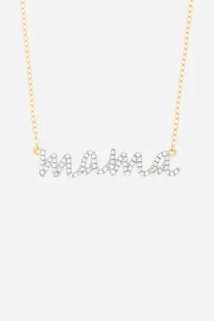 Ella Stein Rockstar Mama Necklace Gold