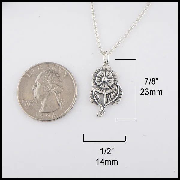 English Rose Pendant and Earring Set