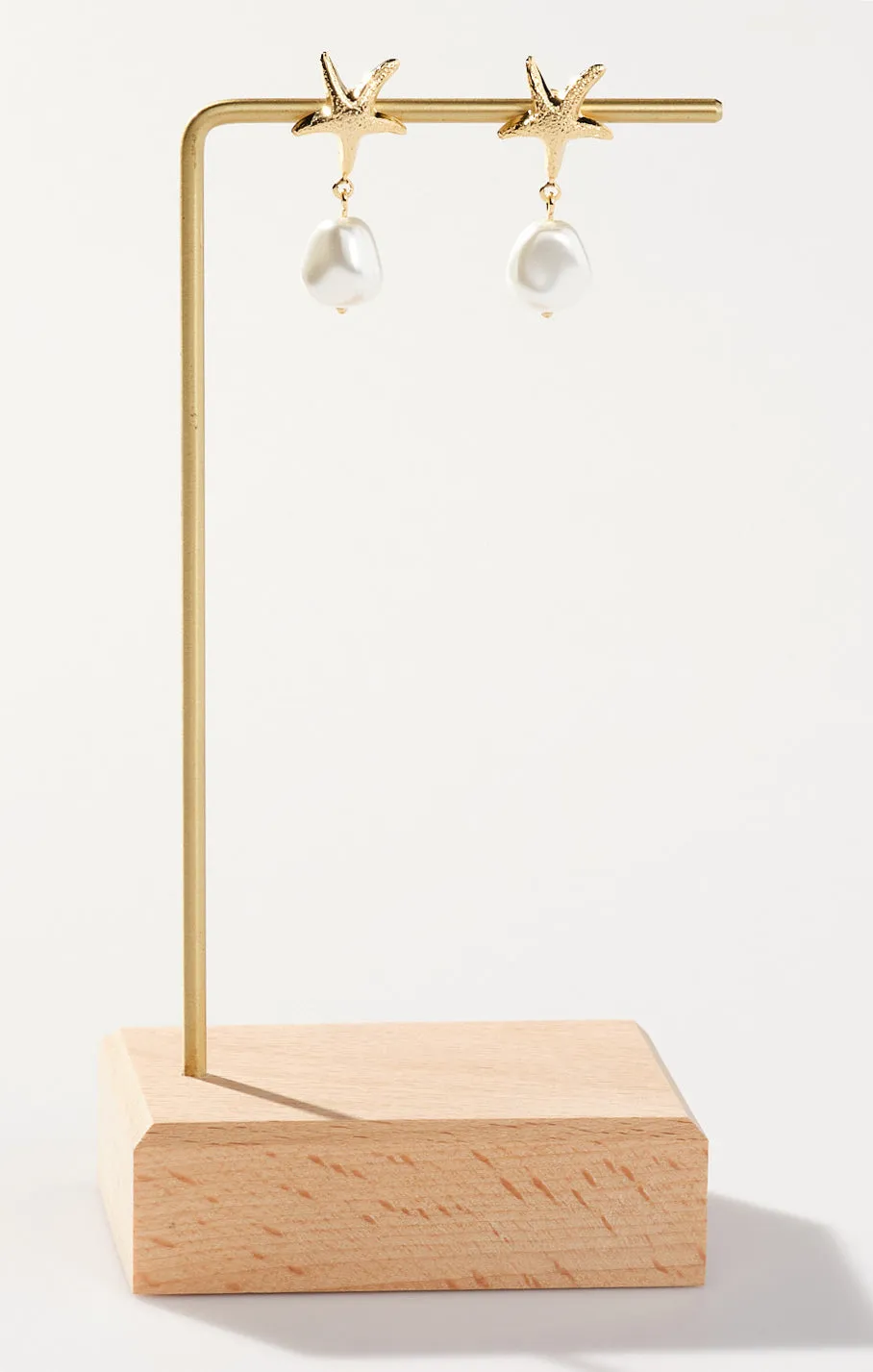 Faithy Jewels Seaside Earrings  ~ Gold/Pearl