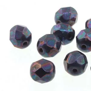 Fire Polished 8mm Nebula Royal 20/Strand
