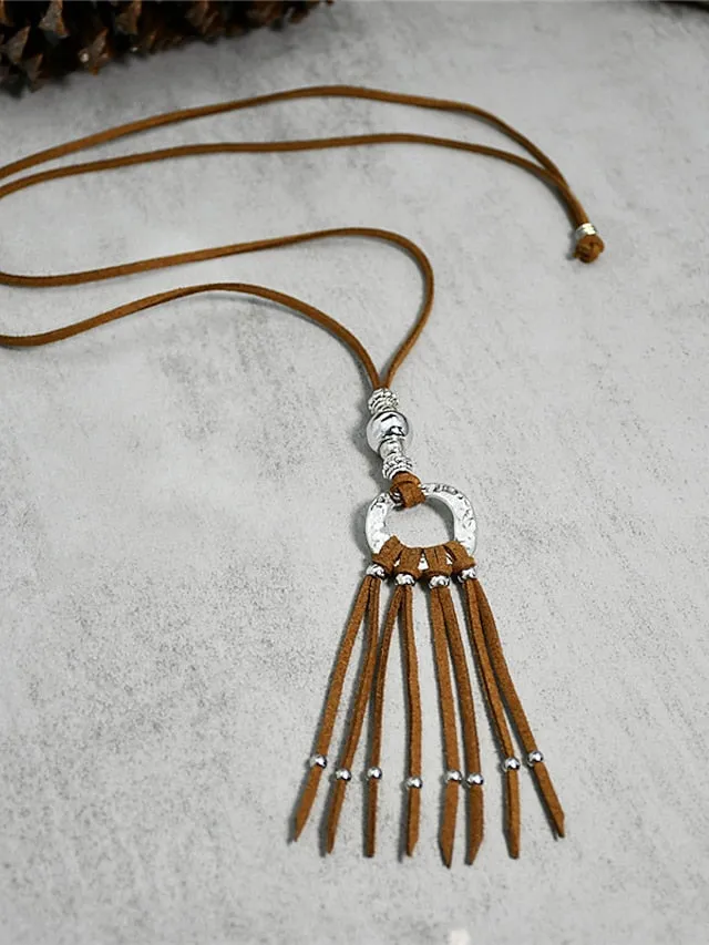 Flytonn- Women's necklace Ethnic Style Street Geometry Necklaces