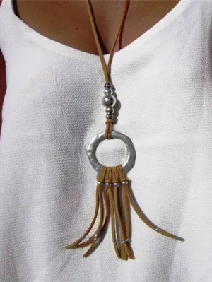 Flytonn- Women's necklace Ethnic Style Street Geometry Necklaces