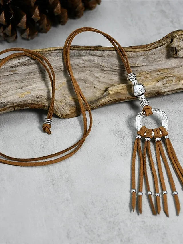 Flytonn- Women's necklace Ethnic Style Street Geometry Necklaces