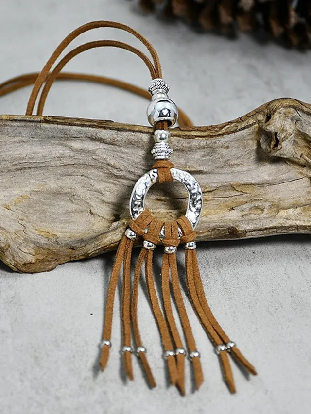 Flytonn- Women's necklace Ethnic Style Street Geometry Necklaces