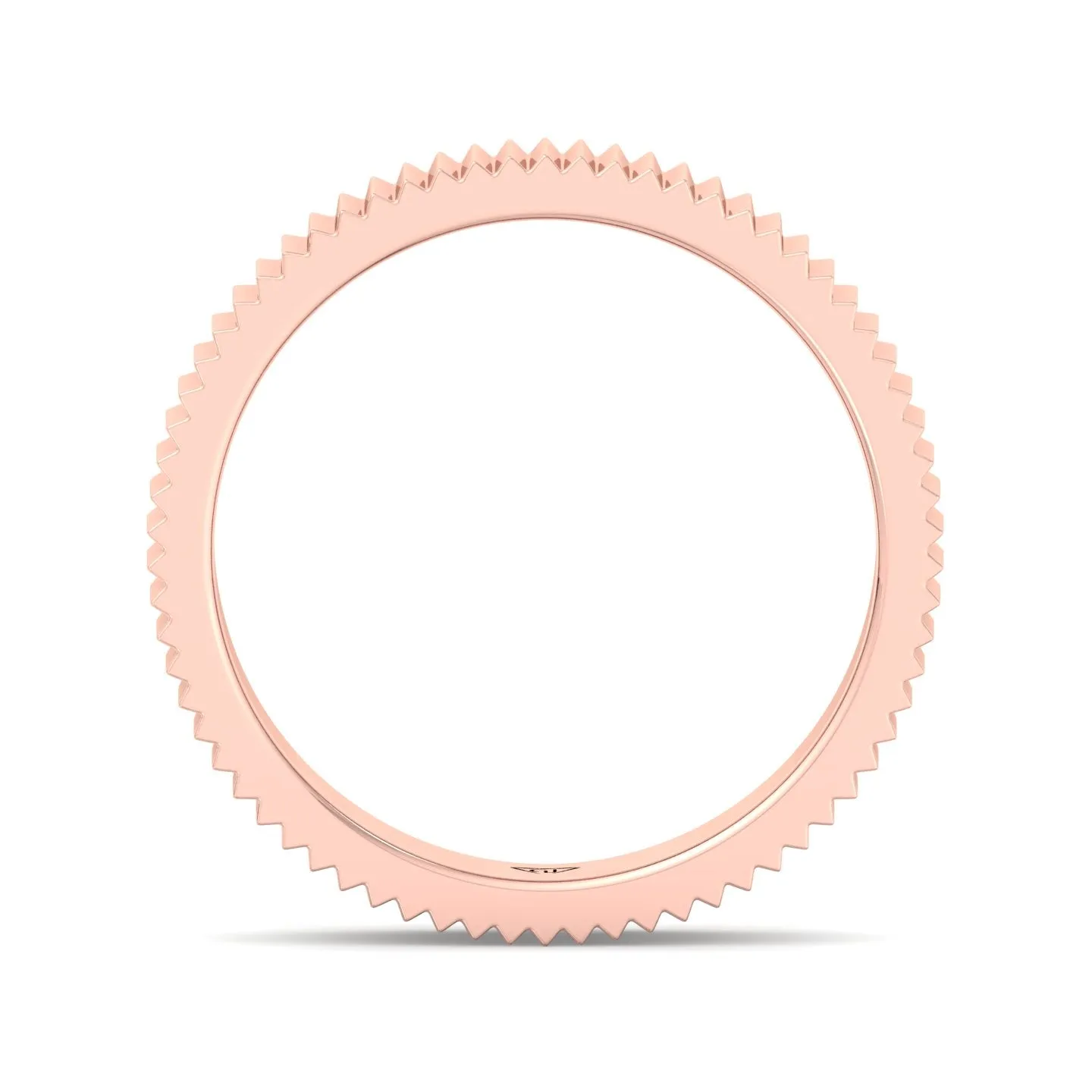 Franco - Unisex 5mm Fluted Gold Band