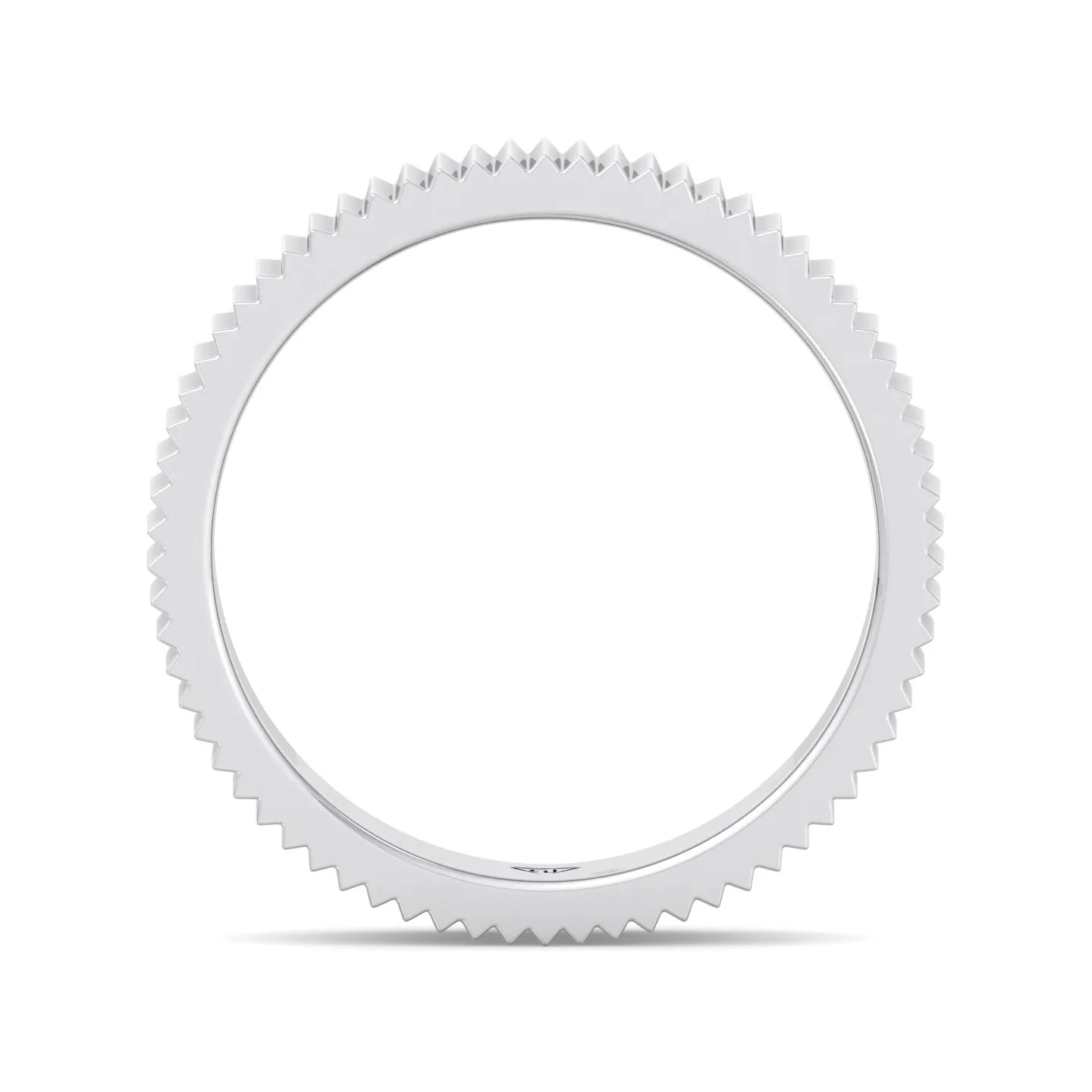 Franco - Unisex 5mm Fluted Gold Band