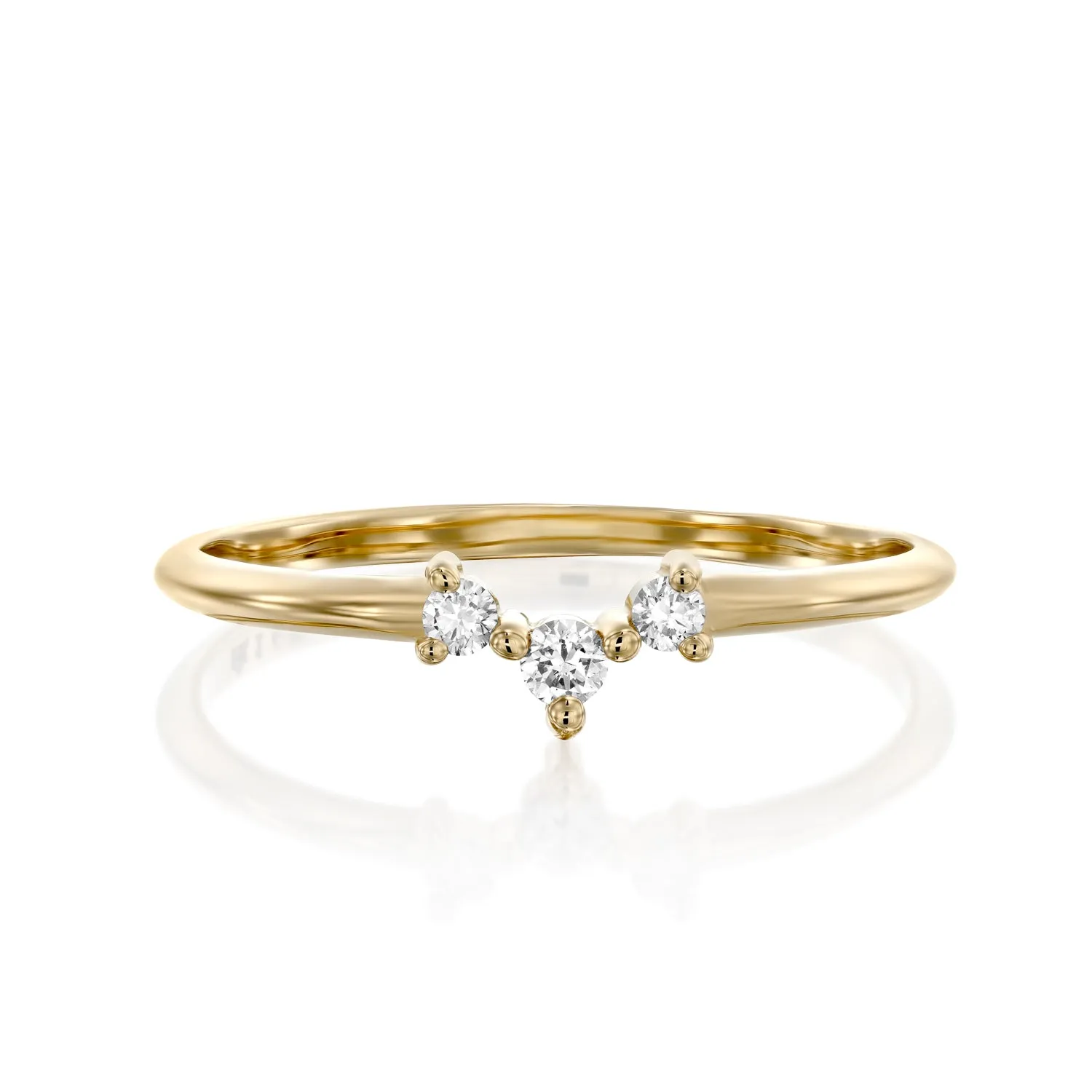 Frida Ring white diamonds