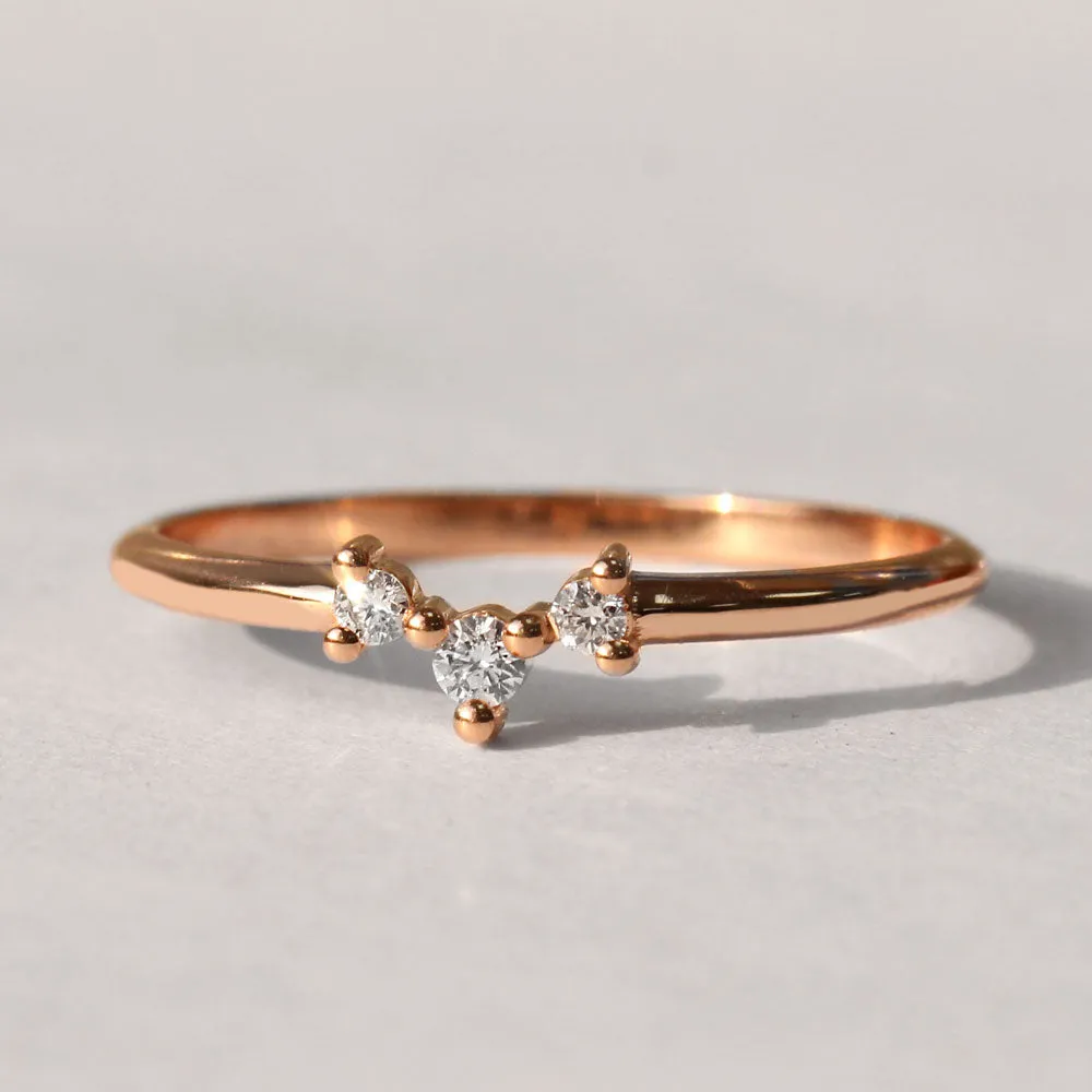 Frida Ring white diamonds