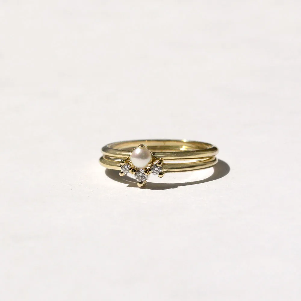 Frida Ring white diamonds