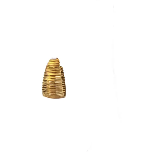 Golden Twisted Golden Glamour Hoops