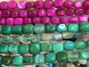Green Semi Precious Taiwan Tumbles