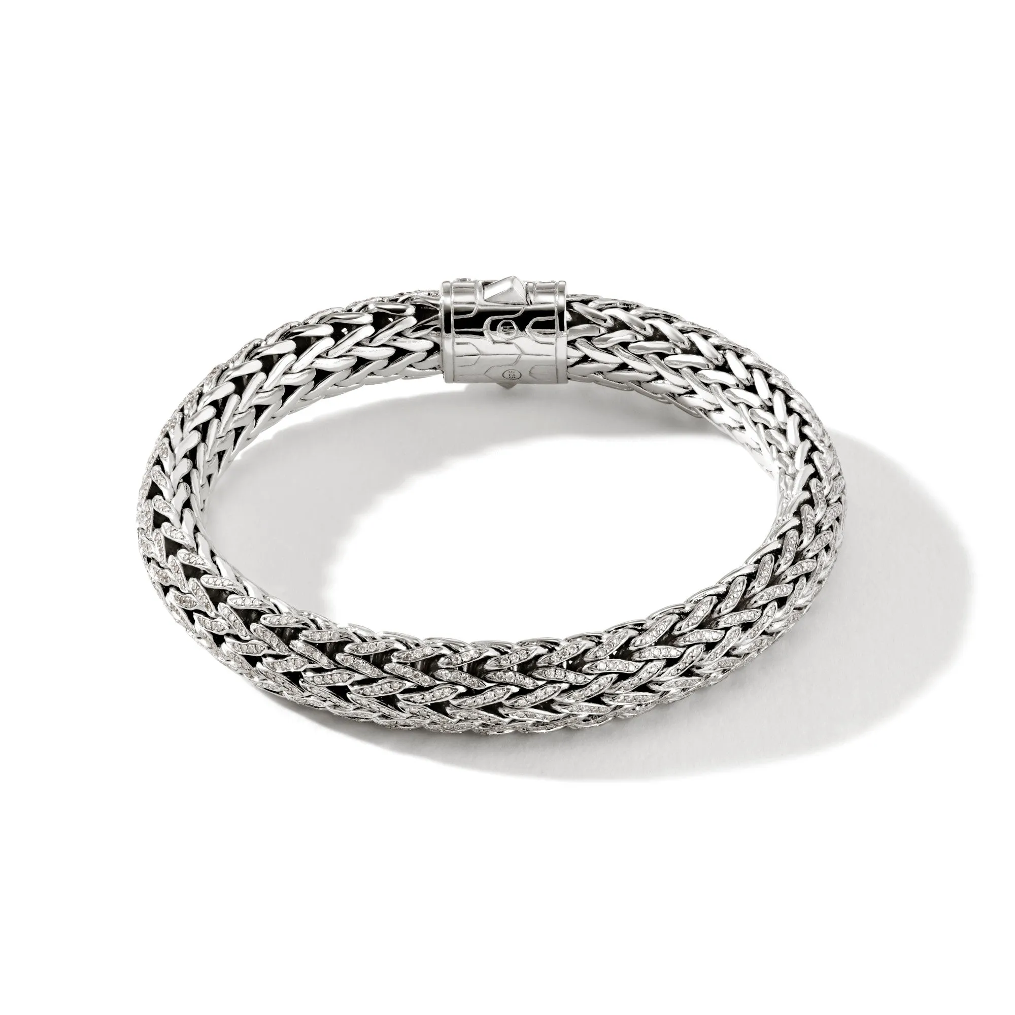 Icon Bracelet, Sterling Silver, Diamonds, 10.5MM|BMP905992DI