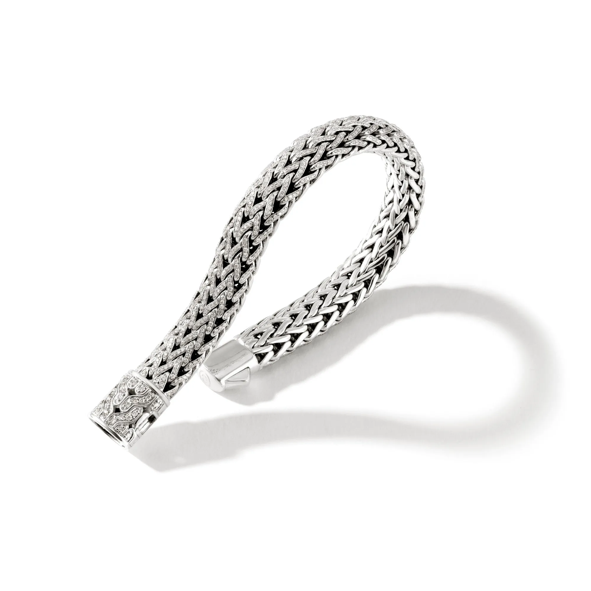 Icon Bracelet, Sterling Silver, Diamonds, 10.5MM|BMP905992DI
