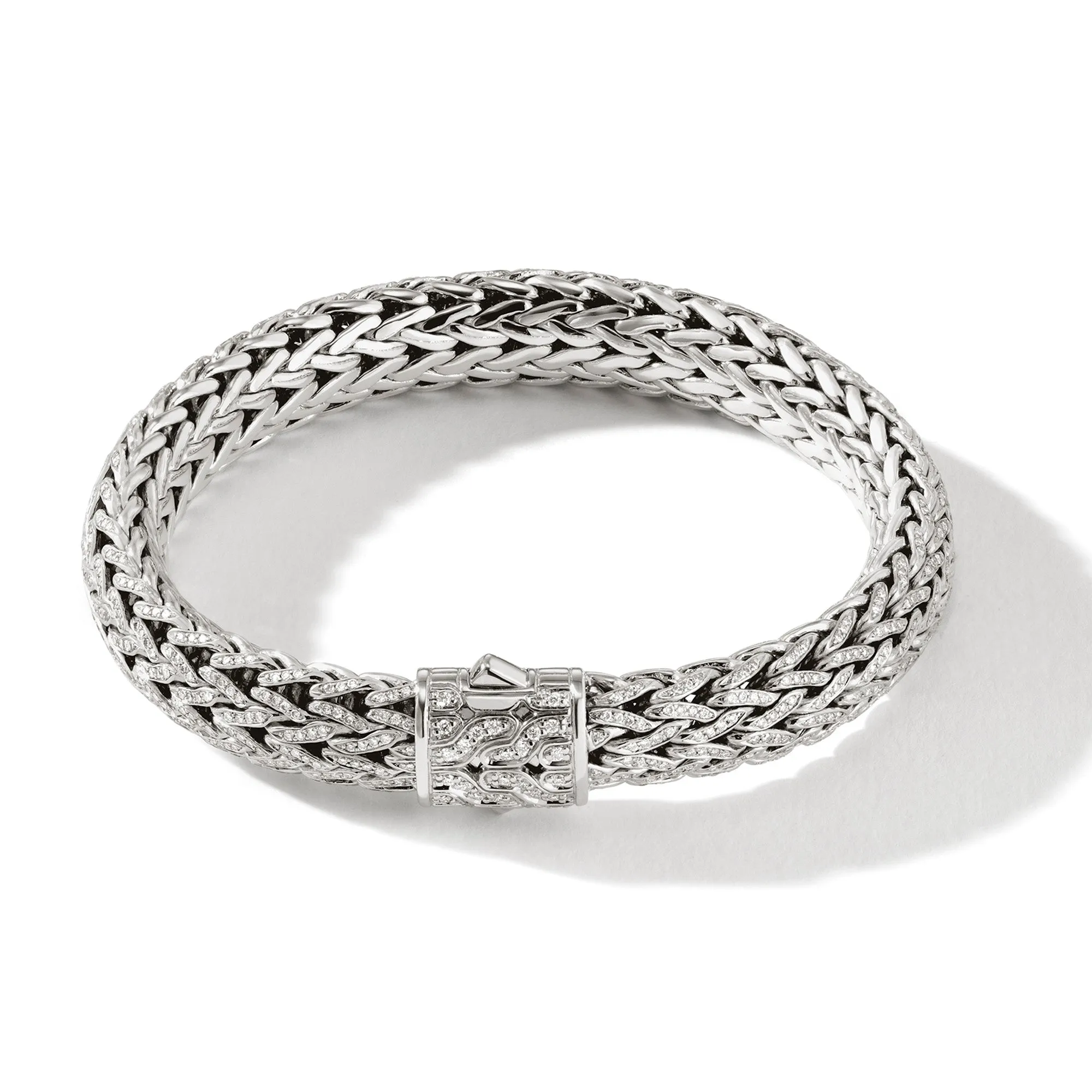 Icon Bracelet, Sterling Silver, Diamonds, 10.5MM|BMP905992DI