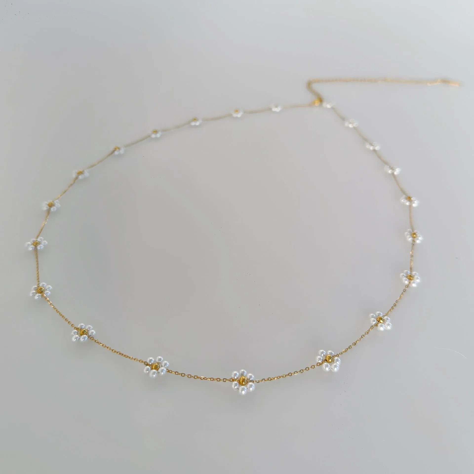 IG Style Flower Titanium Steel Necklaces
