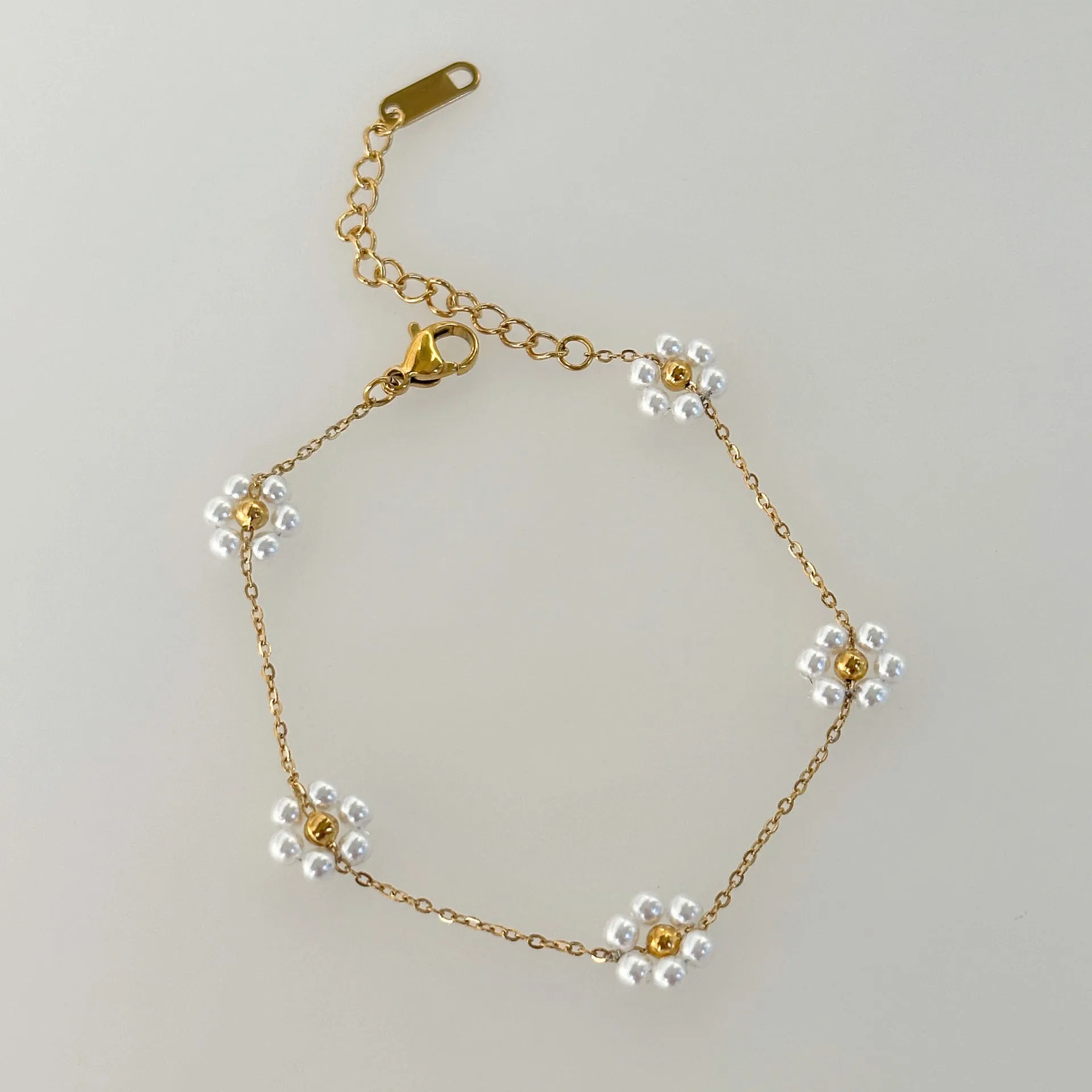 IG Style Flower Titanium Steel Necklaces