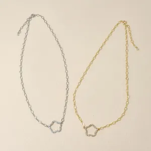 Jeweled Star Chain Necklace