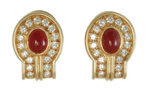 Lush Crimson Earrings