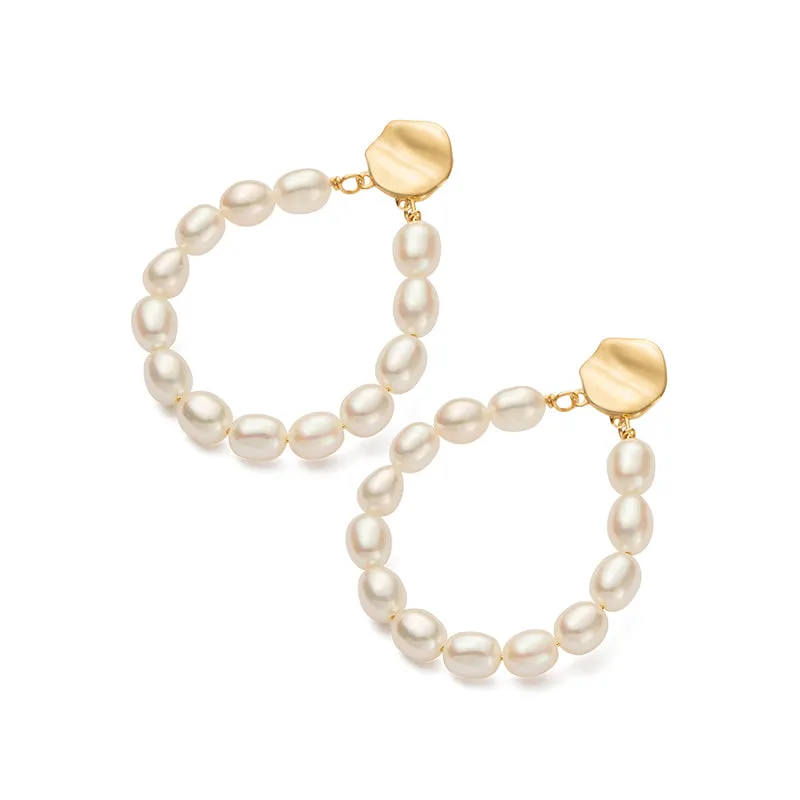 LUSTRE PEARL EARRINGS