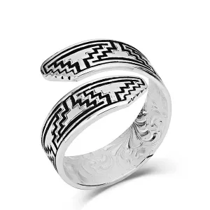 Montana Silversmiths Southwestern Escape Wrap Ring