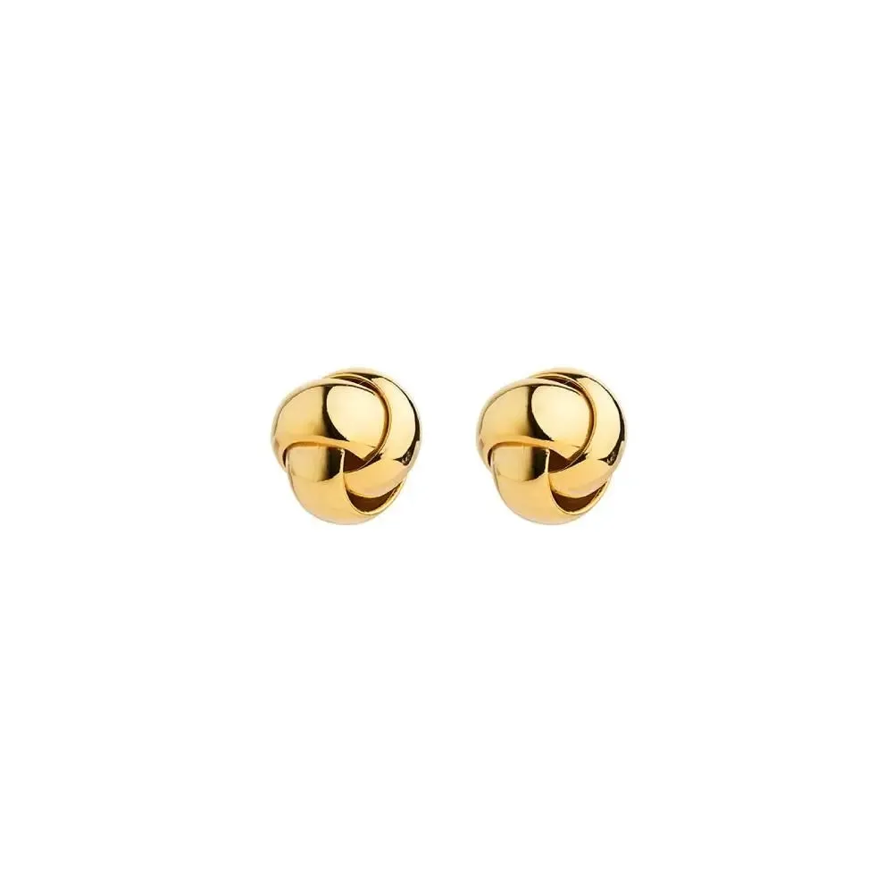 Najo Floret Yellow Gold Stud Earrings