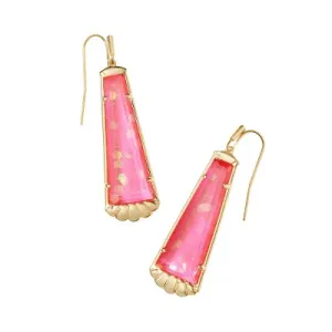 New - Kendra Scott Serena Drop Earrings - Pink