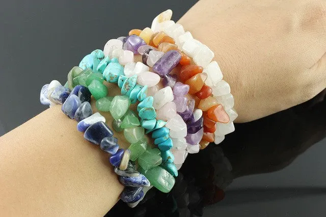 Opalite - Gemstone Chip Bracelet