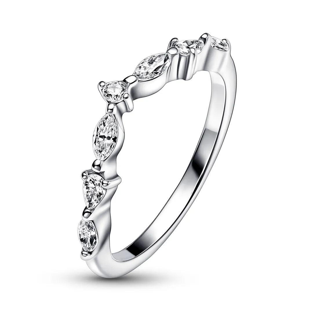 Pandora Timeless Wish Sparkling Alternating Ring