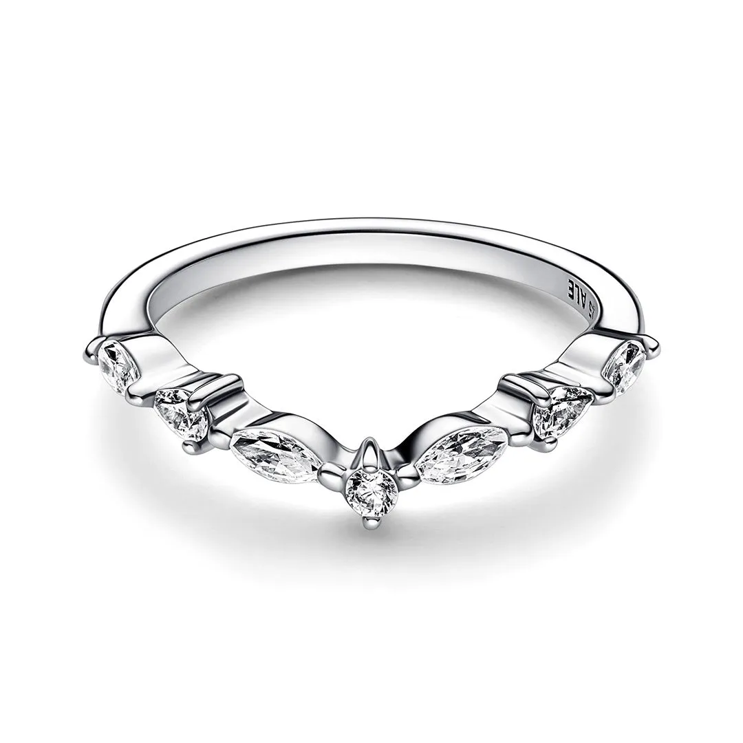 Pandora Timeless Wish Sparkling Alternating Ring