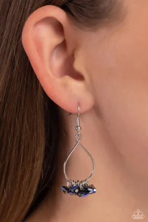 Paparazzi Earring ~ Charm of the Century - Black