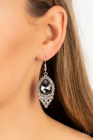 Paparazzi Earring ~ Glorious Glimmer - Silver
