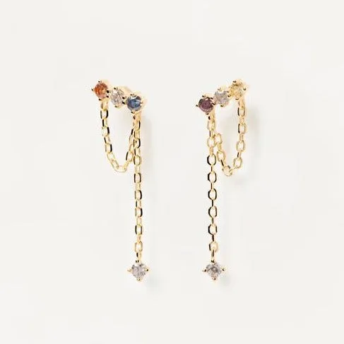PD Paola Mana Earrings, Gold
