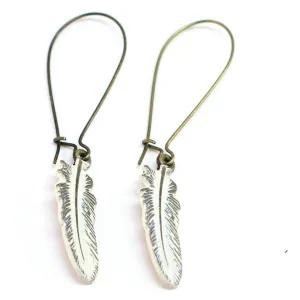 Plumage Feather Earrings