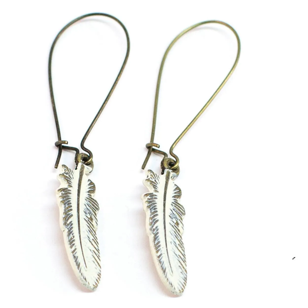 Plumage Feather Earrings